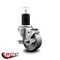 Service Caster 3'' Semi Steel Swivel 1-3/4'' Expanding Stem Caster with Brake SCC-EX20S314-SSS-TLB-134 - alternate 3